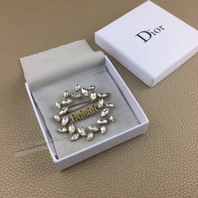 Dior飾品 迪奧經典熱銷款髮夾 Dior頭飾  zgd1172